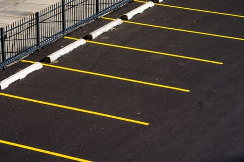 Parking lot striping in New Orleans, LA